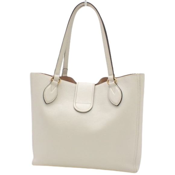 Gucci Gg Marmont Small Tote Leather Tote Bag Off-white - Picture 2 of 9